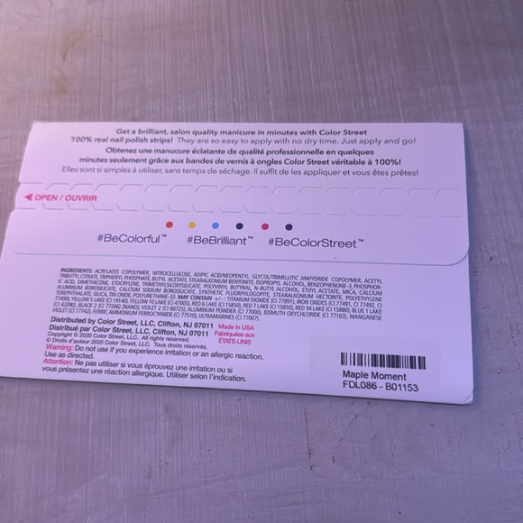 Color Street Nail Strips Maple Moment - Picture 2 of 2